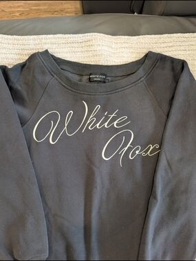 White Fox Lucky Thirteen Elsa Off Shoulder Sweater